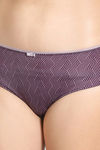 Zivame Knotty Low Rise Full Coverage Hipster Panty - Blackberry Wine — thumbnail 4